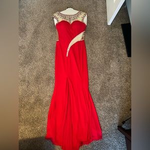 Red prom dress
